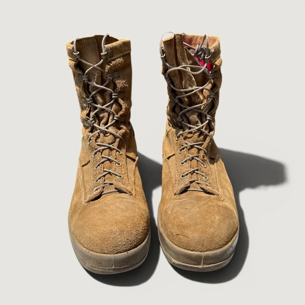 Belleville C790 ST Combat Boots Mens 12 R Brown Military Gore-Tex Steel Toe USA